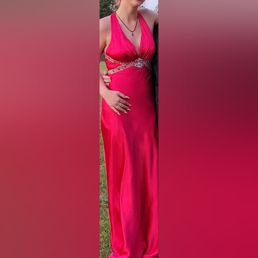 Formal red dress